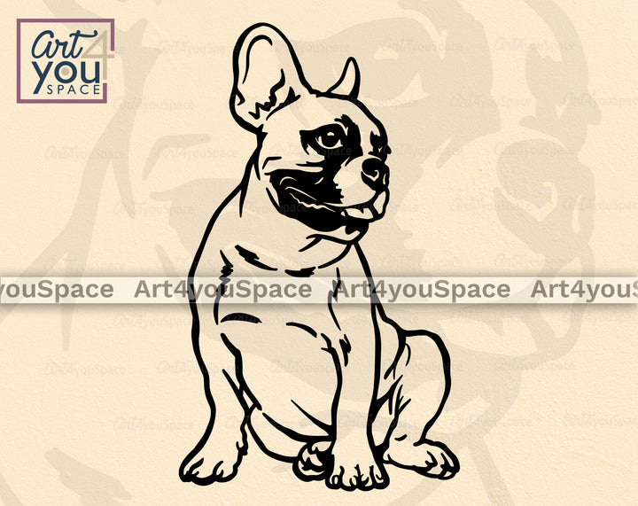 French Bulldog Art