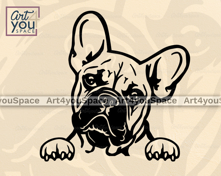 French Bulldog DXF