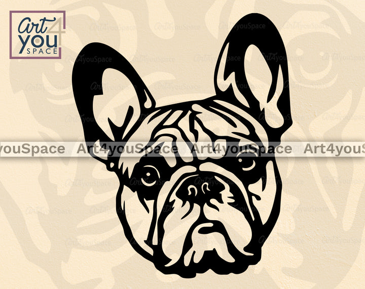French Bulldog DXF