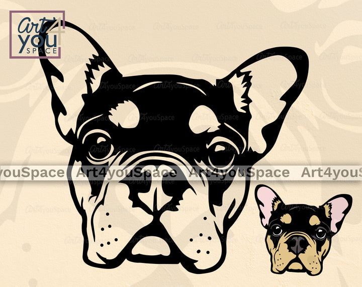 French Bulldog  SVG
