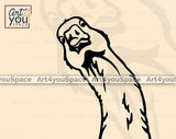 peeking goose svg