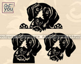 German Wirehaired Pointer svg file