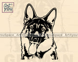 German Shepherd Art