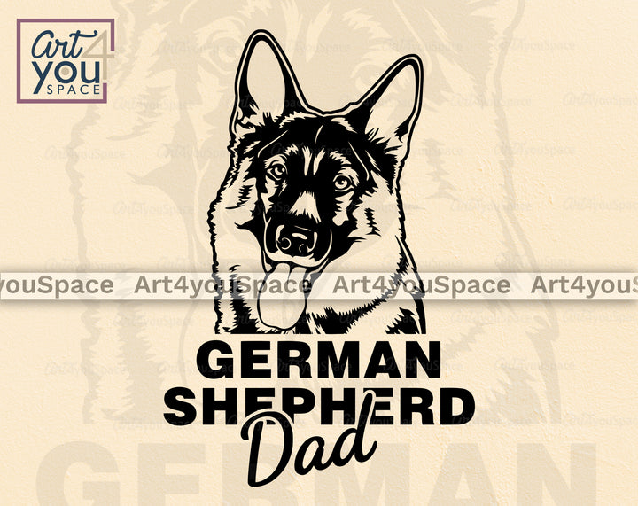 German Shepherd Clipart