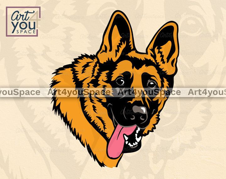 German Shepherd Clipart