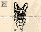 German Shepherd Vector