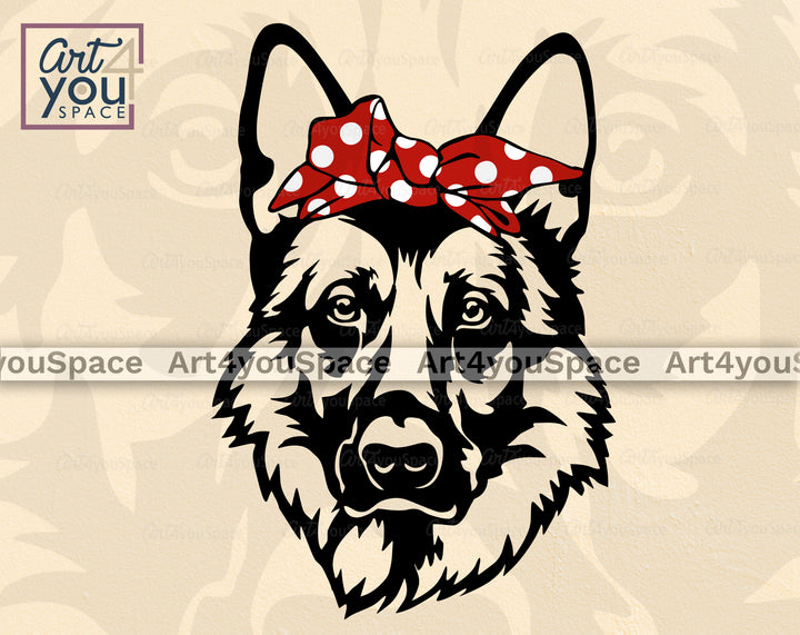 German Shepherd Art