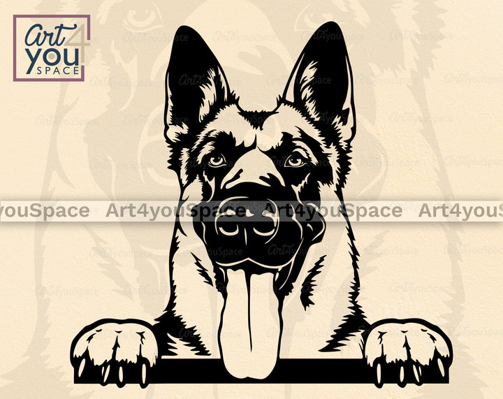 German Shepherd DXF