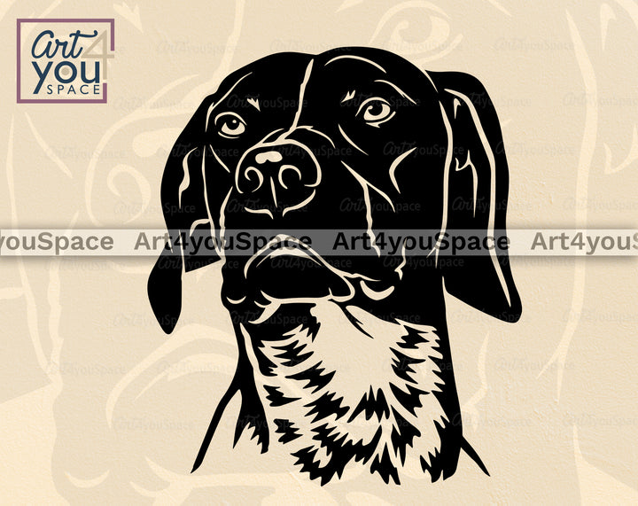 German Shorthaired Pointer SVG