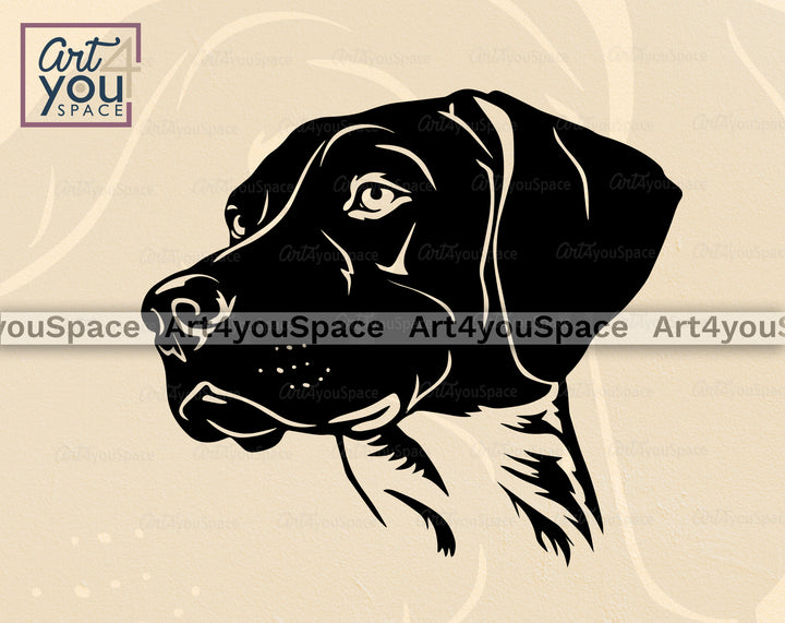 German Shorthaired Pointer SVG