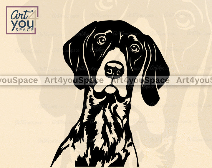 German Shorthaired Pointer DXF