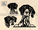 German Shorthaired Pointer SVG