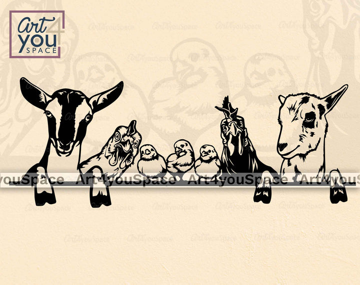 Farm Animals SVG