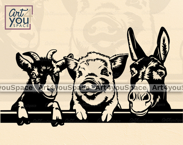 Farm Animals PNG