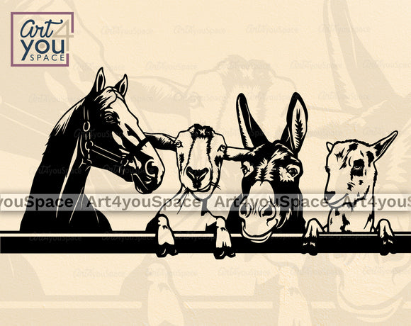 Farm Animals  SVG