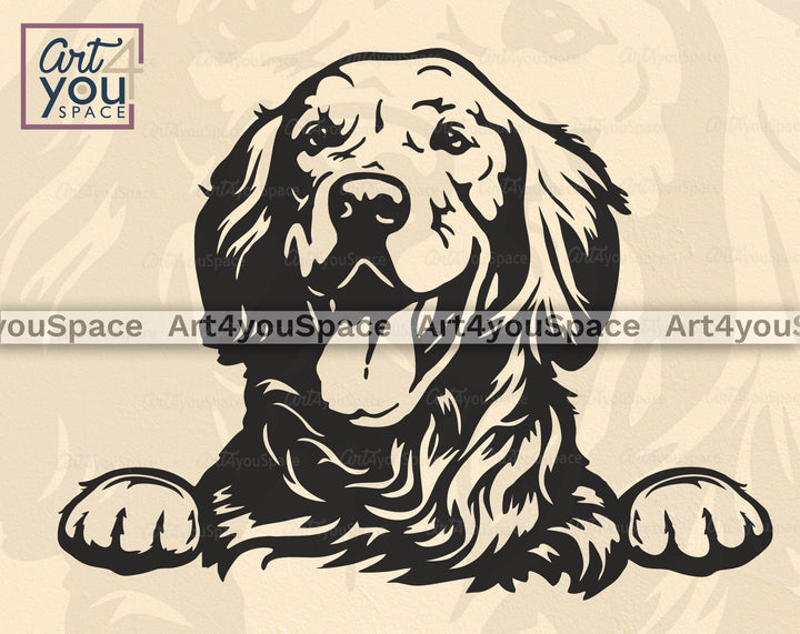 Golden Retriever DXF