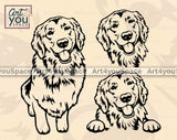 Golden Retriever svg file