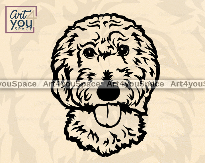 Golden Doodle  PNG