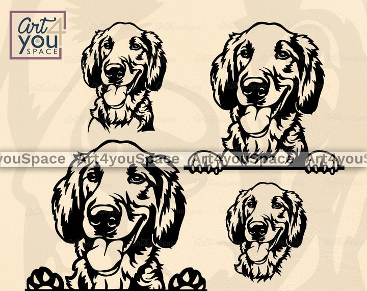 Golden Retriever Svg
