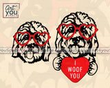 GoldenDoodle Valentine Svg