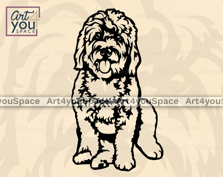 Golden Doodle  Art