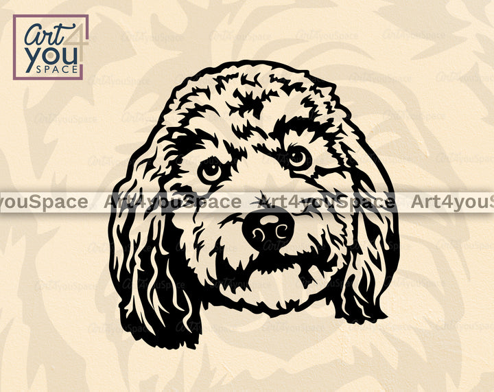 Golden Doodle  DXF