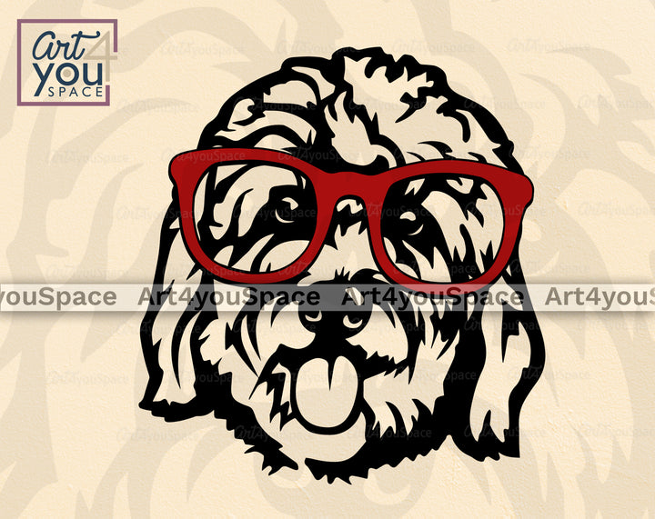Golden Doodle  Clipart