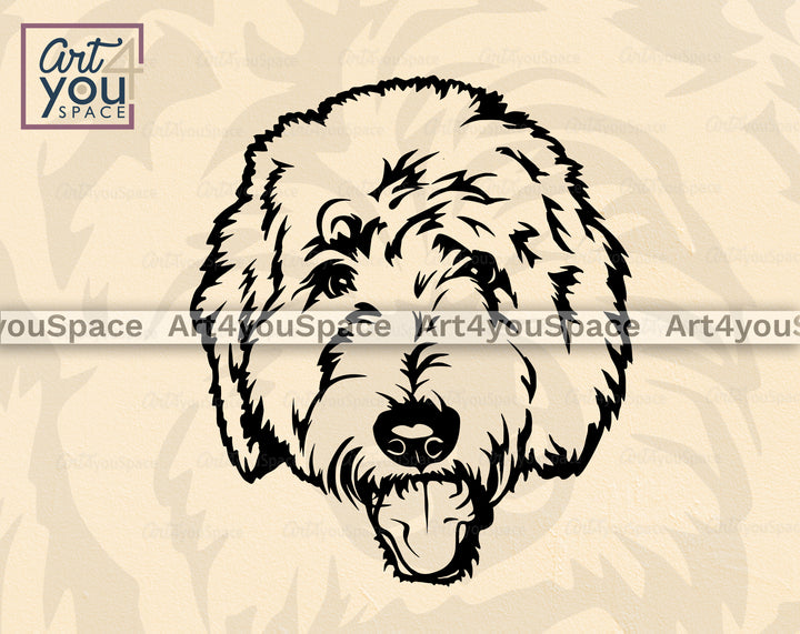 Golden Doodle DXF