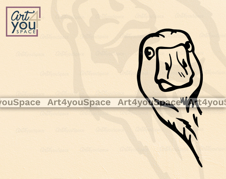 funny geese svg