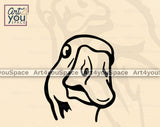 goose line art