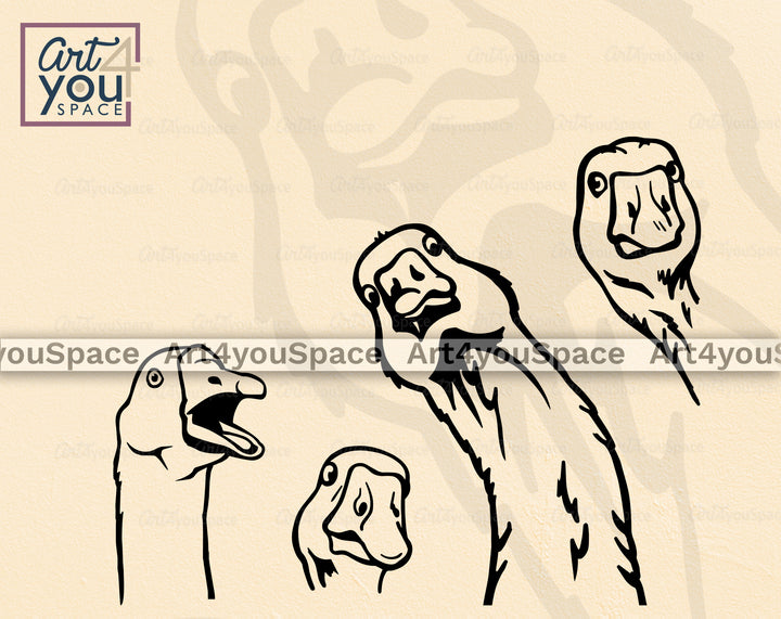 funny gooses svg