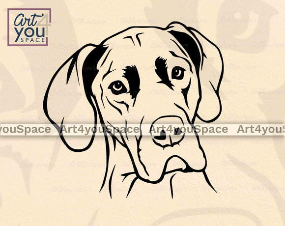 great dane svg file