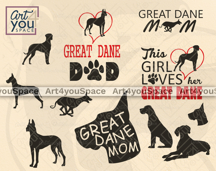 Great Dane SVG