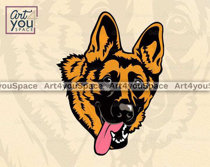 German Shepherd Cricut