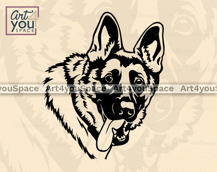 German Shepherd Cricut