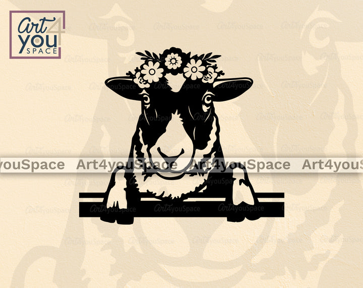 harlequin sheep svg