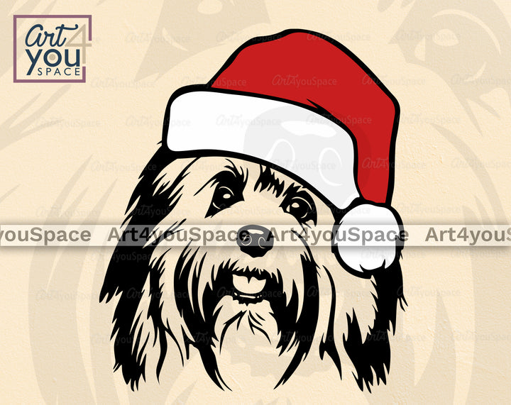 Christmas Dog Clipart