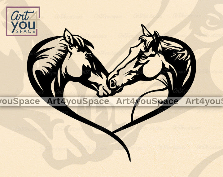 Cute Horses Art