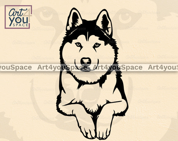 Husky SVG