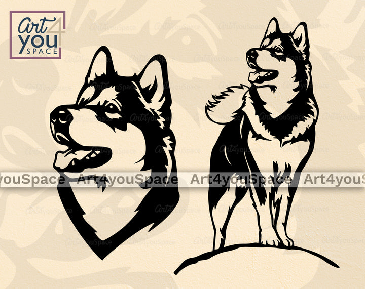 Husky  SVG