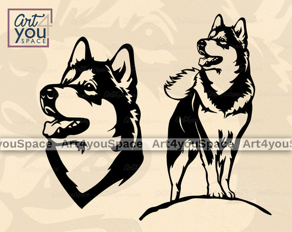  Husky  SVG