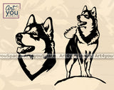  Husky  SVG
