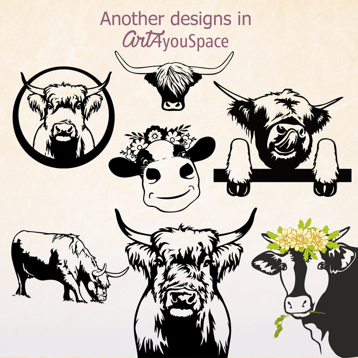 Highland Cow Clipart