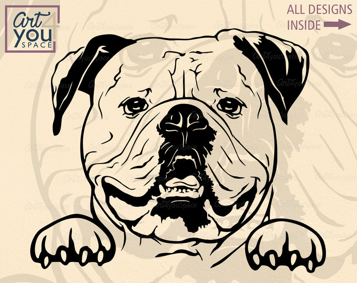 American Bulldog Clipart