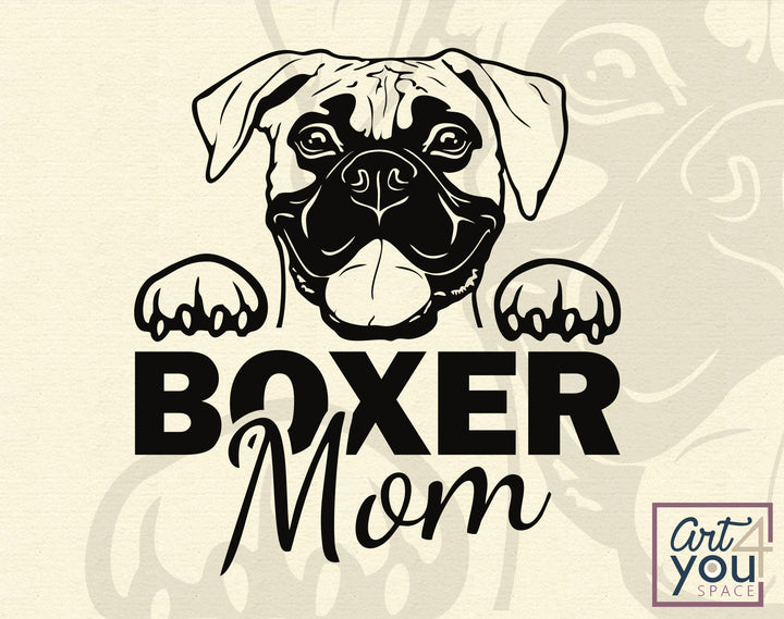 Boxer Dog Art