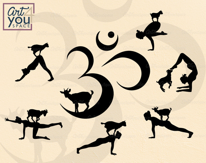 Goat yoga, Svg