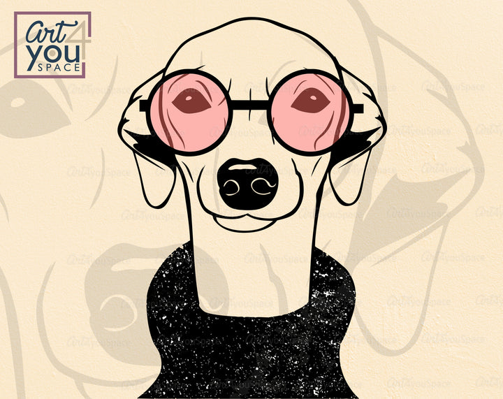  Italian Greyhound PNG