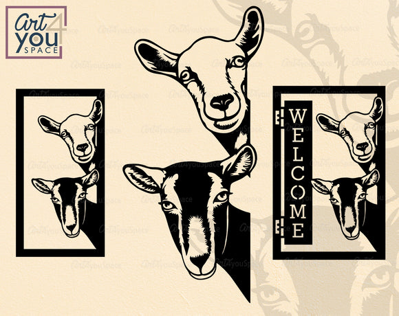 Goat Designs SVG