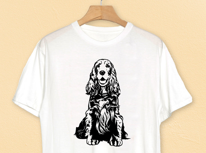 English Cocker Spaniel  Vector