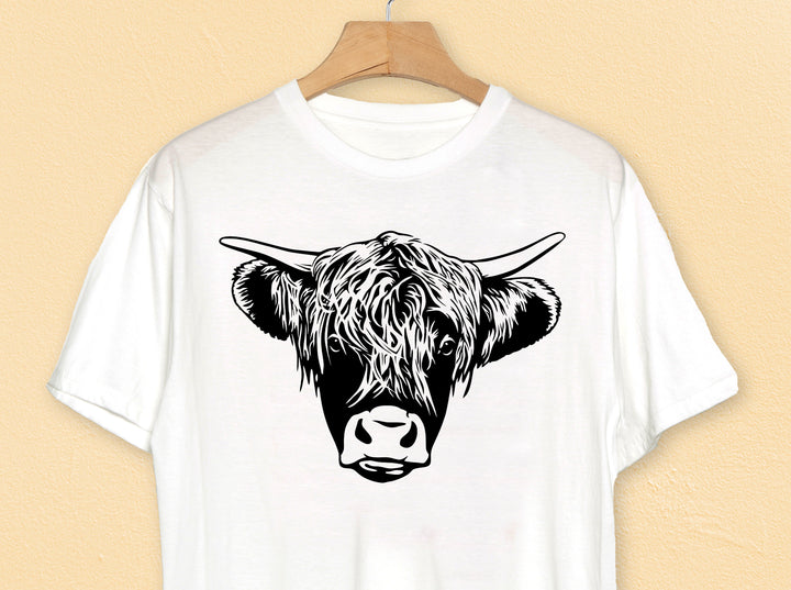 Scottish Cow SVG